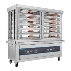 6/12 Drawers Steam Food Warmer Cabinet