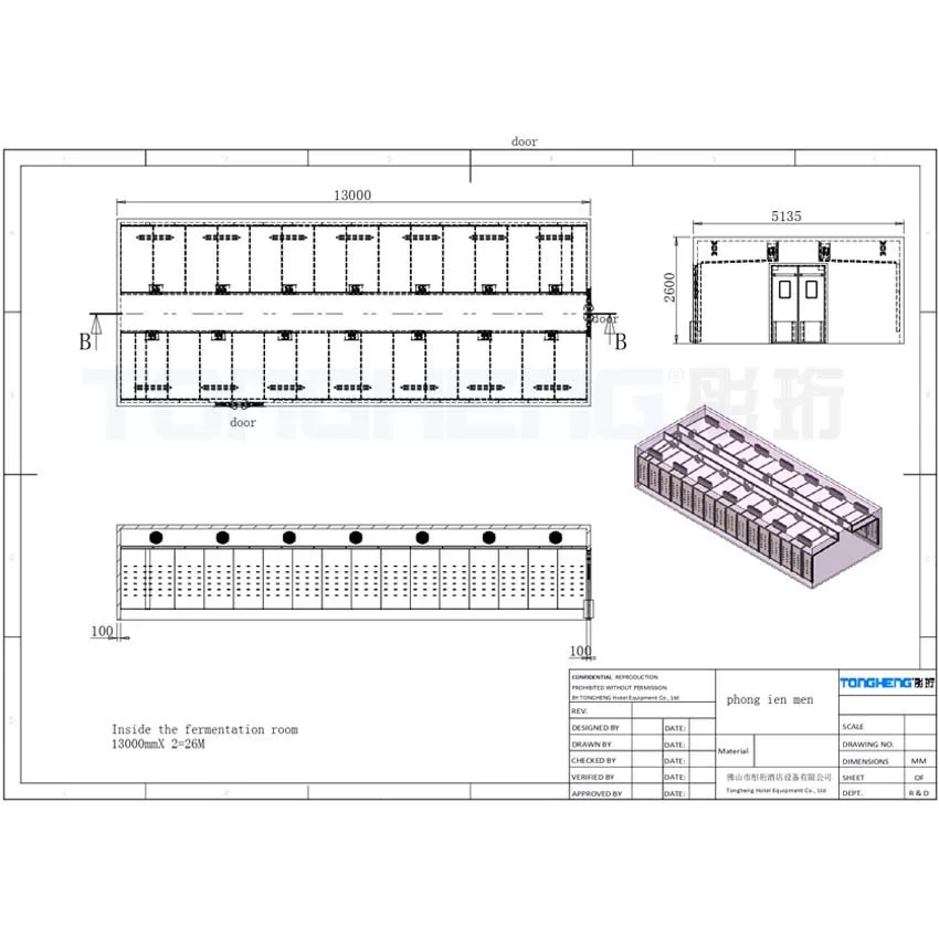 Industrial Fermentation / Proofing Room