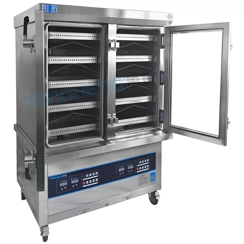 18 Trays Commercial Kitchen Steamer Cabinet