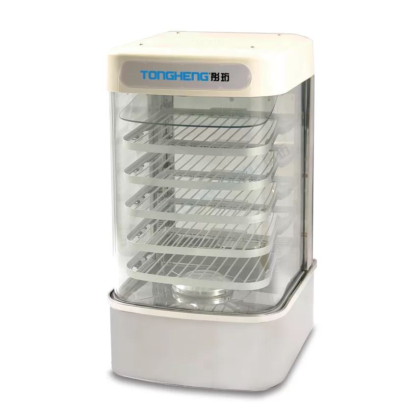 Electric Glass Momo Steamer Corn Warmer Display Showcase