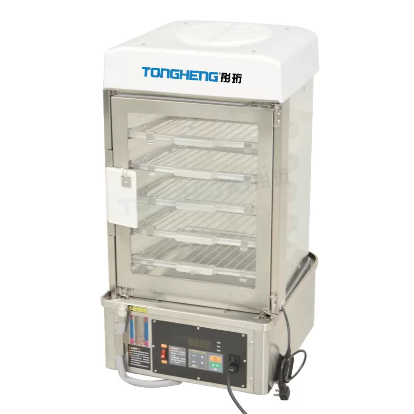 Electric Glass Momo Steamer Corn Warmer Display Showcase